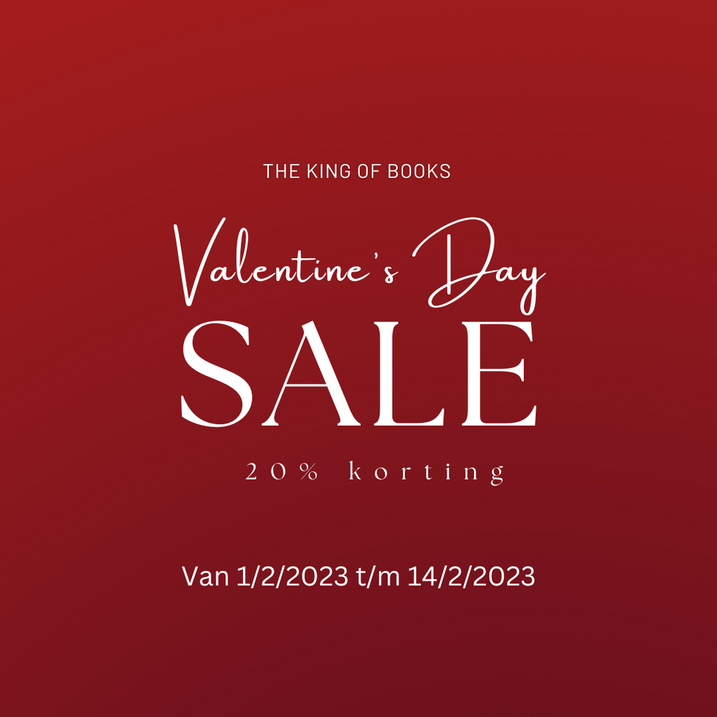 Bespaar op je boeken met de Valentijnskorting van 20%