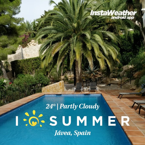 Slecht weer in Javea.