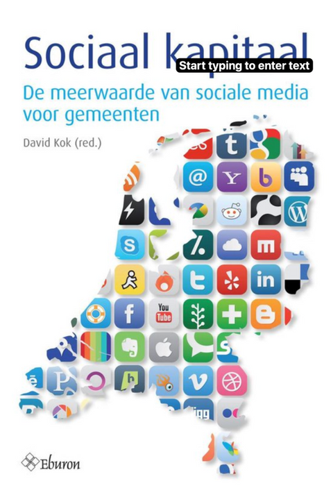 Sociaal kapitaal – boekcover – David Kok – ISBN 9789059727045 – paperback – als nieuw