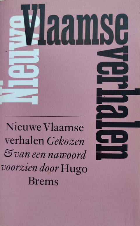 Nieuwe vlaamse verhalen – boekcover – Hugo Brems – ISBN 9789029506649 – paperback – als nieuw