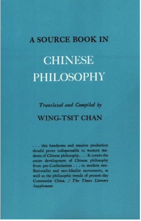 Source Book In Chinese Philosophy – boekcover – Wing-tsit Chang – ISBN 9780691019642 – paperback – goed