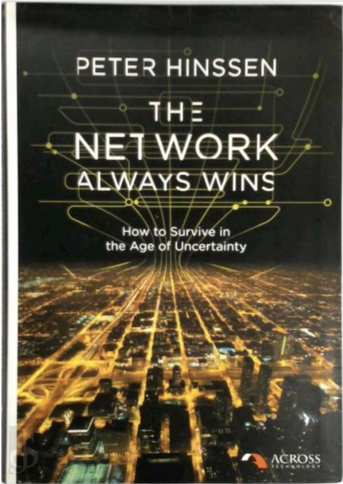 The network always wins – boekcover – Peter Hinssen – ISBN 9789081324281 – paperback – als nieuw