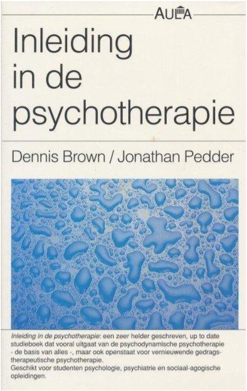 Inleiding in de psychotherapie