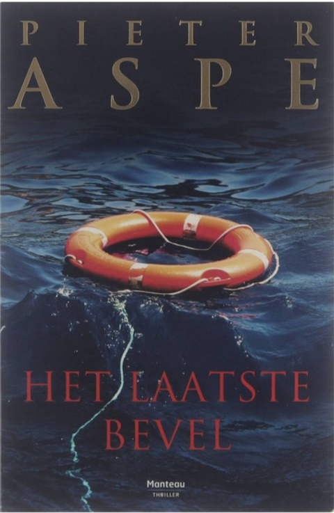 Het laatste bevel – boekcover – Pieter Aspe – ISBN 9789022328255 – paperback – als nieuw