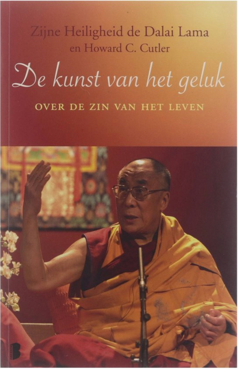 De kunst van het geluk: over de zin van het leven – boekcover – Dalai Lama – ISBN 9789022555316 – paperback – als nieuw