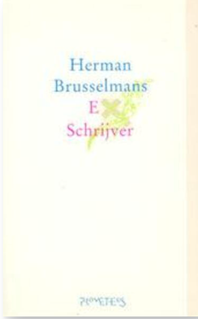 Ex-schrijver – boekcover – Herman Brusselmans – ISBN 9789053330180 – paperback – als nieuw