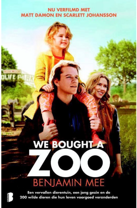 We bought a zoo – boekcover – Benjamin Mee – ISBN 9789022562215 – paperback – als nieuw