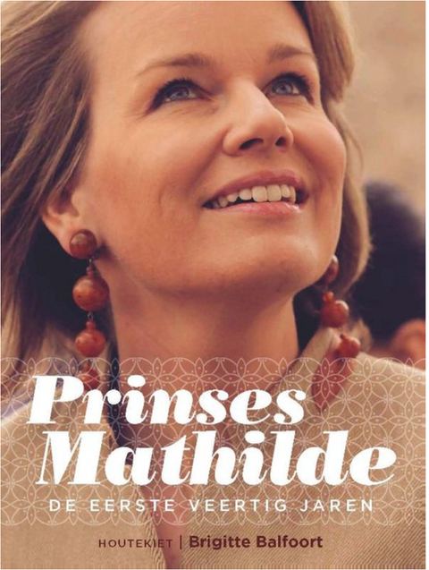 Prinses Mathilde: de eerste veertig jaren – boekcover – Brigitte Balfoort – ISBN 9789089242242 – paperback – als nieuw