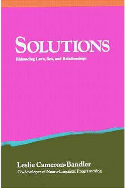 Solutions – boekcover – Leslie Cameron-Bandler – ISBN 9780932573018 – paperback – als nieuw