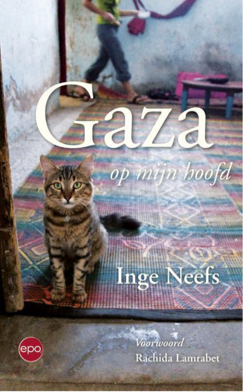 Gaza op mijn hoofd – boekcover – Inge Neefs – ISBN 9789491297489 – paperback – als nieuw