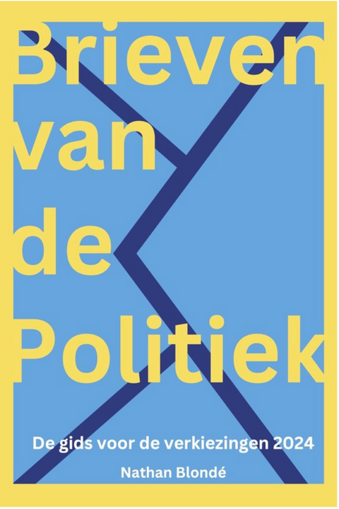 Brieven van de politiek – boekcover – Nathan Blondé – ISBN 9789493293557 – paperback – nieuw