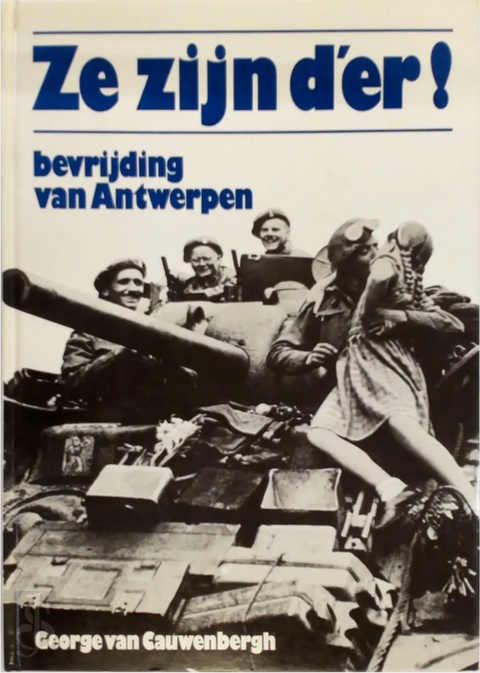 Ze zijn d'er – boekcover – George Van Cauwenbergh – ISBN  – hardcover – goed