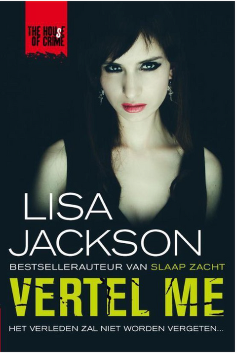 Vertel me – boekcover – Lisa Jackson – ISBN 9789044345797 – paperback – als nieuw