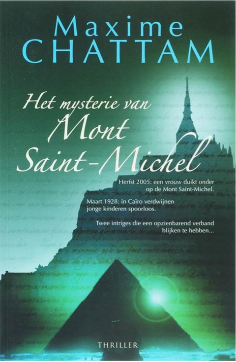 Het mysterie van Mont Saint-Michel – boekcover – Maxime Chattam – ISBN 9789061121268 – paperback – goed