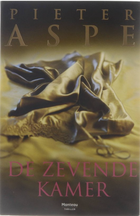 De zevende kamer – boekcover – Pieter Aspe – ISBN 9789022322468 – paperback – als nieuw