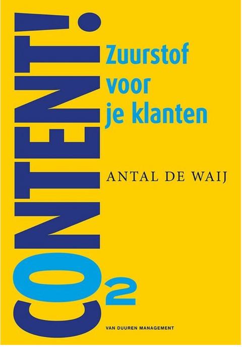 Content! – boekcover – Antal de Waij – ISBN 9789089653888 – paperback – goed