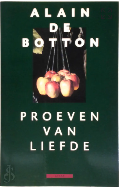 Proeven Van Liefde Pap – boekcover – Alain de Botton – ISBN 9789045004853 – paperback – als nieuw