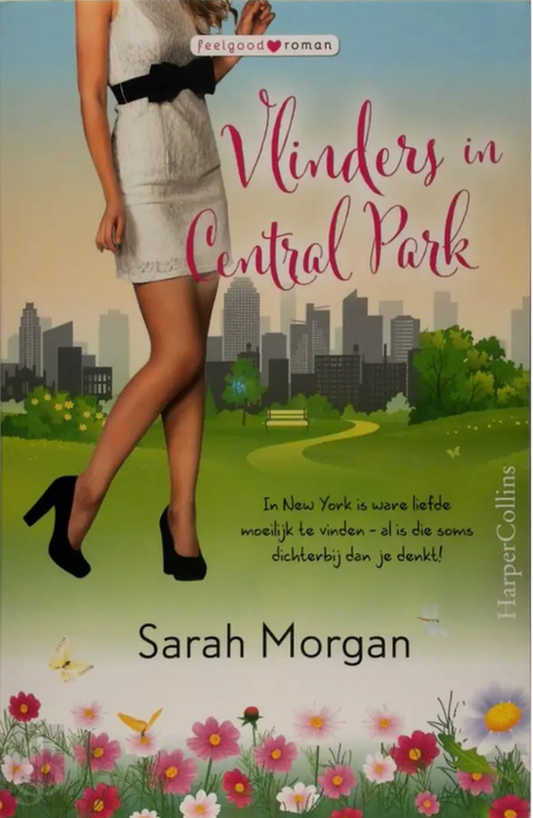 Vlinders in Central Park – boekcover – Sarah Morgan – ISBN 9789402704495 – paperback – als nieuw