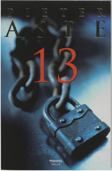 13 – boekcover – Pieter Aspe – ISBN 9789022317891 – paperback – als nieuw