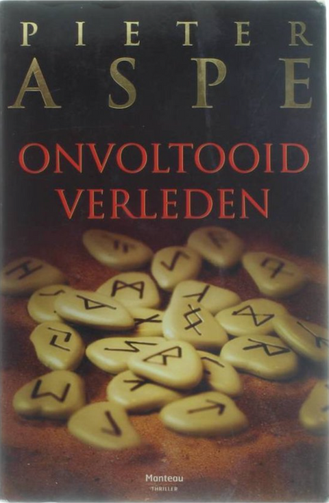 Onvoltooid verleden – boekcover – Pieter Aspe – ISBN 9789022318591 – paperback – als nieuw