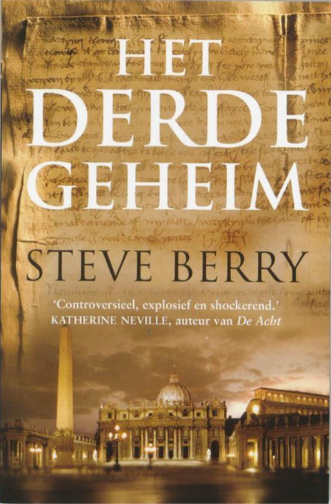 Het Derde Geheim – boekcover – Steve Berry – ISBN 9789026122385 – paperback – als nieuw