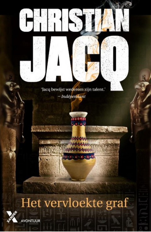 Het vervloekte graf – boekcover – Christian Jacq – ISBN 9789401606561 – paperback – als nieuw