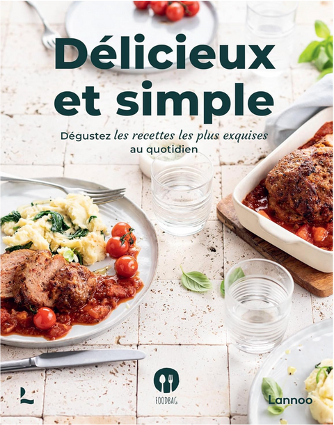 Délicieux et simple – boekcover – NB – ISBN 9789401489515 – paperback – nieuw