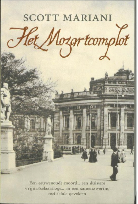 Het Mozartcomplot – boekcover – Scott Mariani – ISBN 9789026125744 – paperback – als nieuw