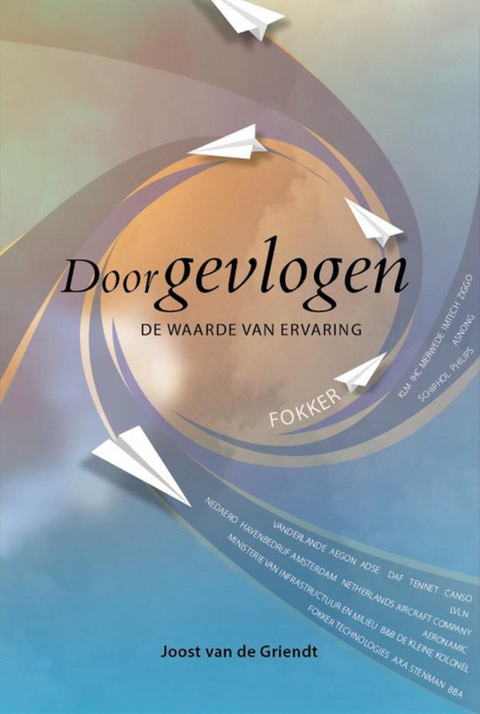 Doorgevlogen – boekcover – Joost van de Griendt – ISBN 9789082266900 – paperback – als nieuw