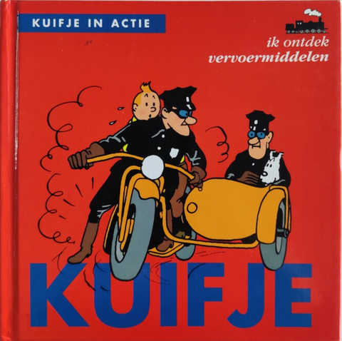 Kuifje in actie:  Ik Ontdek Vervoermiddelen – boekcover – NB – ISBN 9782930284415 – hardcover – als nieuw