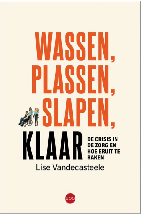 Wassen, plassen, slapen, klaar – boekcover – Lise Vandecasteele – ISBN 9789462674509 – paperback – goed