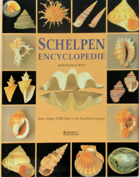 Schelpen Encyclopedie – boekcover – Kenneth R. Wye – ISBN 9789062489275 – hardcover – als nieuw