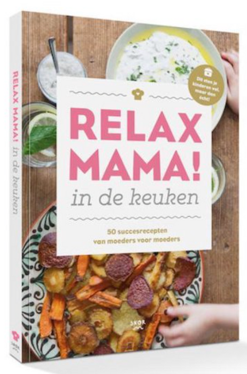 Relax Mama in de keuken – boekcover – NB – ISBN 9789463140102 – paperback – als nieuw
