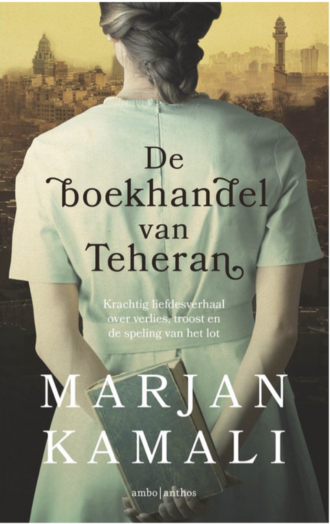 De boekhandel van Teheran – boekcover – Marjan Kamali – ISBN 9789026350573 – paperback – als nieuw