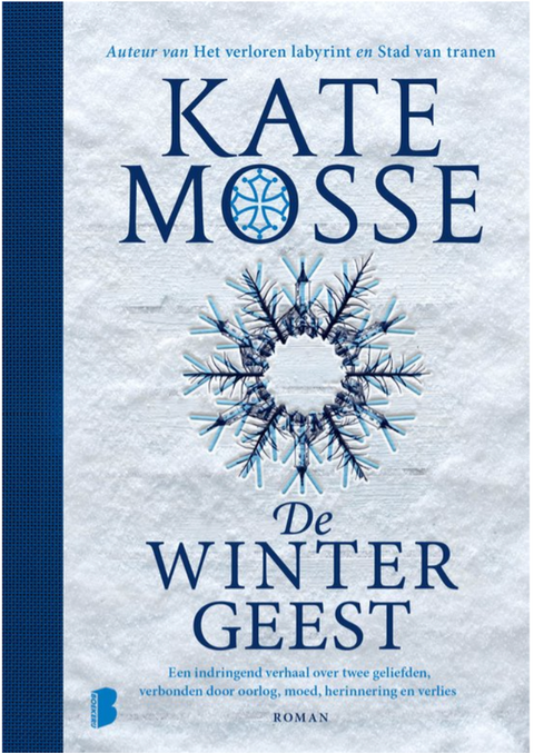De wintergeest – boekcover – Kate Mosse – ISBN 9789022594537 – hardcover – als nieuw