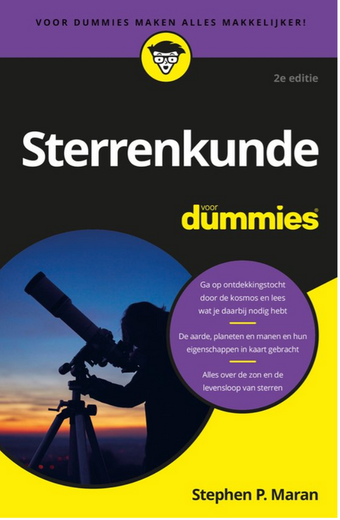 Sterrenkunde voor Dummies 2e editie – boekcover – Stephen P. Maran – ISBN 9789045358598 – paperback – als nieuw