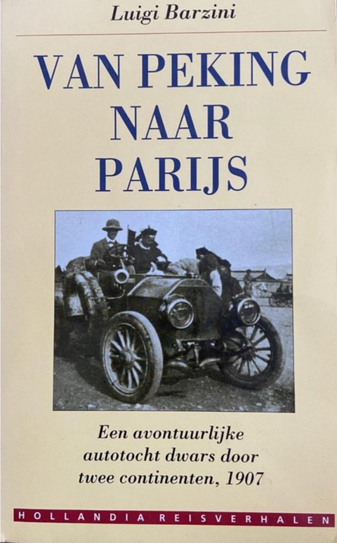 Van Peking naar Parijs – boekcover – Luigi Barzini – ISBN 9789064101595 – paperback – als nieuw