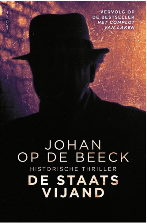De staatsvijand – boekcover – Johan op de Beeck – ISBN 9789464100518 – paperback – als nieuw