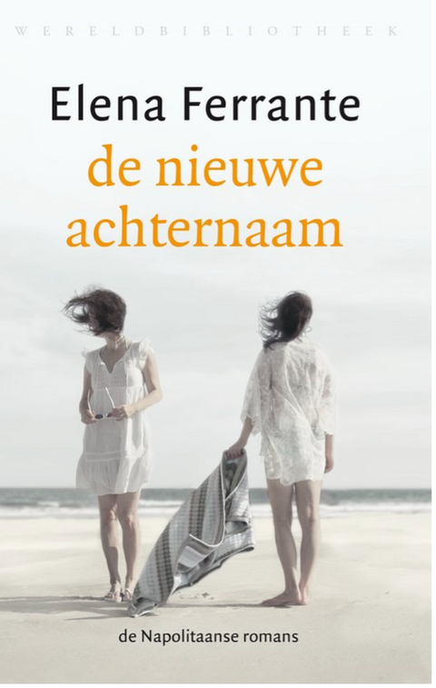 De Napolitaanse romans 2 - De nieuwe achternaam – boekcover – Elena Ferrante – ISBN 9789028426061 – paperback – als nieuw