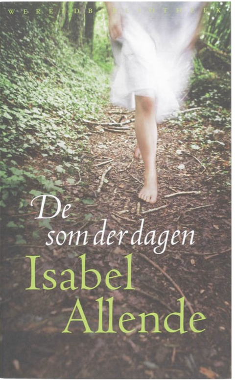 De som der dagen – boekcover – Isabel Allende – ISBN 9789028422445 – paperback – als nieuw