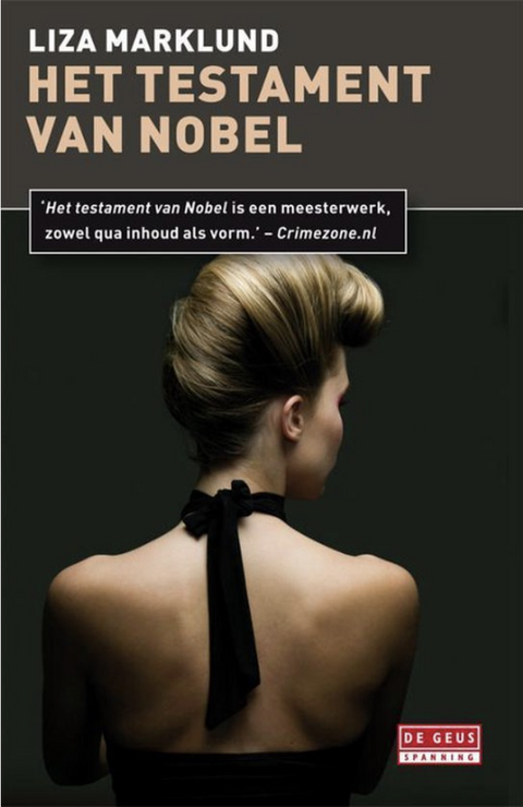 Het testament van Nobel – boekcover – Liza Marklund – ISBN 9789044518498 – paperback – als nieuw