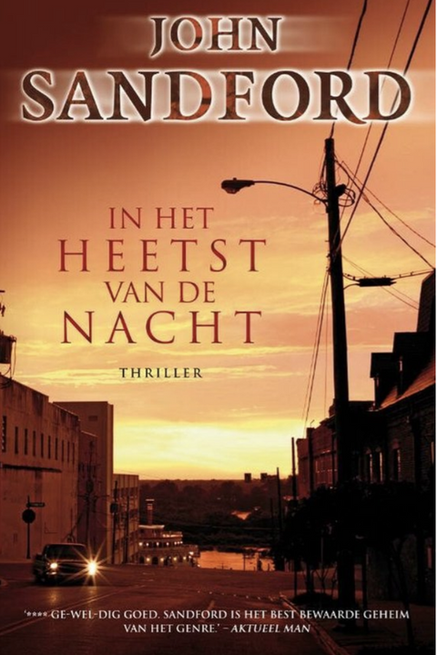 In het heetst van de nacht – boekcover – John Sandford – ISBN 9789022998717 – paperback – als nieuw
