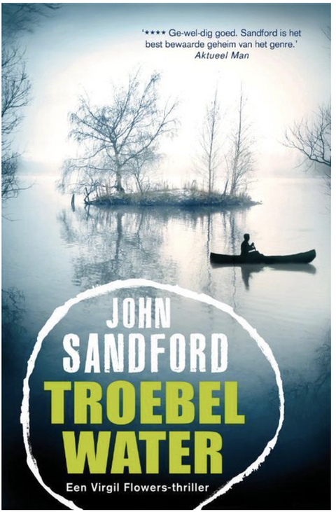 Troebel water – boekcover – John Sandford – ISBN 9789400500549 – paperback – als nieuw