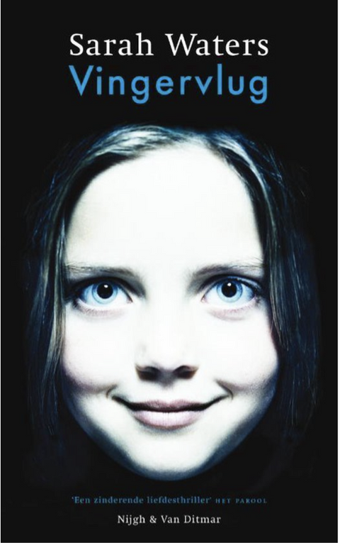 Vingervlug – boekcover – Sarah Waters – ISBN 9789038884356 – paperback – als nieuw