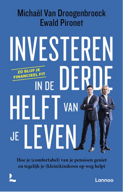Investeren in de derde helft van je leven – boekcover – Michael Van Droogenbroeck – ISBN 9789401484718 – paperback – als nieuw