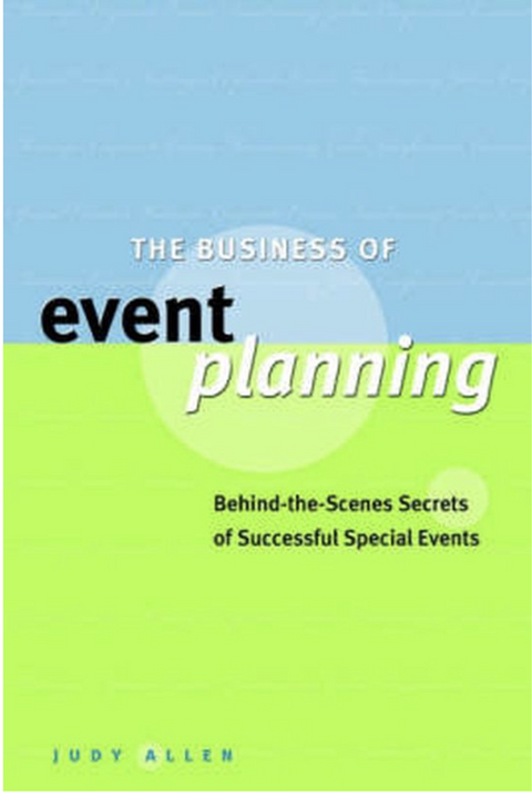 The Business of Event Planning – boekcover – Judy Allen – ISBN 9780470831885 – hardcover – als nieuw