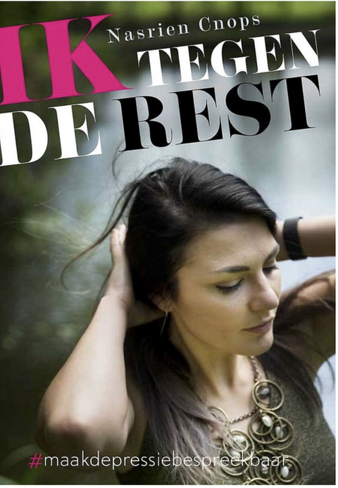 Ik tegen de rest: #maakdepressiebespreekbaar

 – boekcover – Nasrien Cnops – ISBN 9789401447355 – paperback – als nieuw