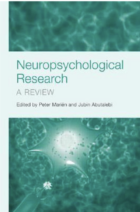 Neuropsychological Research: A Review
 – boekcover – Peter Mariën – ISBN 9781841696201 – hardcover – als nieuw