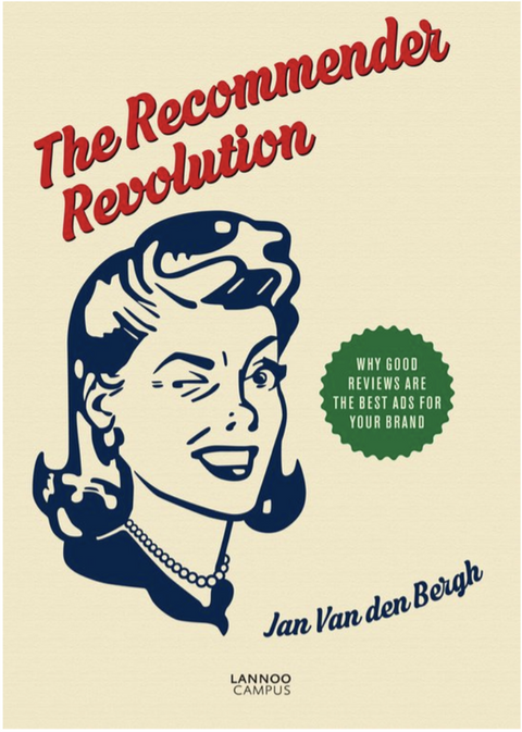 The Recommender Revolution – boekcover – Jan van den Bergh – ISBN 9789401403573 – paperback – als nieuw