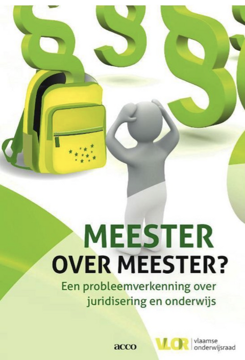 Meester over meester?: een probleemverkenning over juridisering in het onderwijs
 – boekcover – NB – ISBN 9789033480553 – paperback – als nieuw
